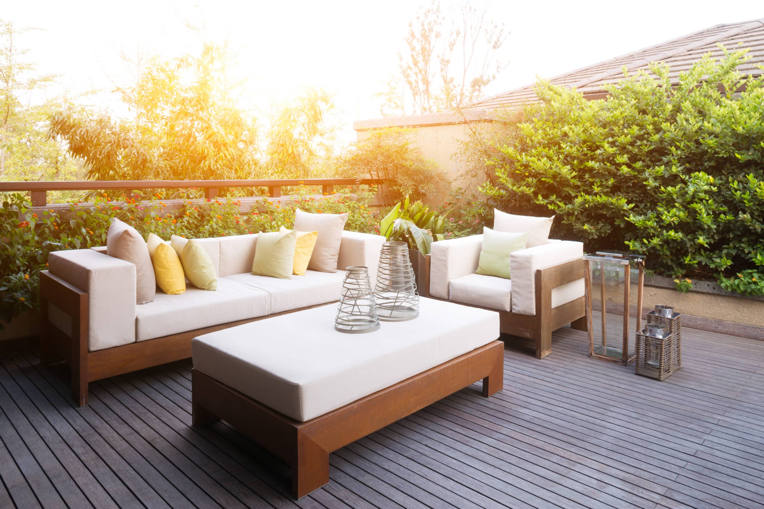 Beat the Rain: How to Prevent Water Pooling on Your Patio Furniture Co –  F&J Outdoors